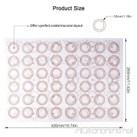 Silicone Baking Mat-Sky Castle Set of 1 Non Stick Silicon Liner Mat Half-Sheet Pans(11 5/8" x 16 1/2") Cooking Liner for Macaron Cake Bread Making-White - B07DNCC9D5